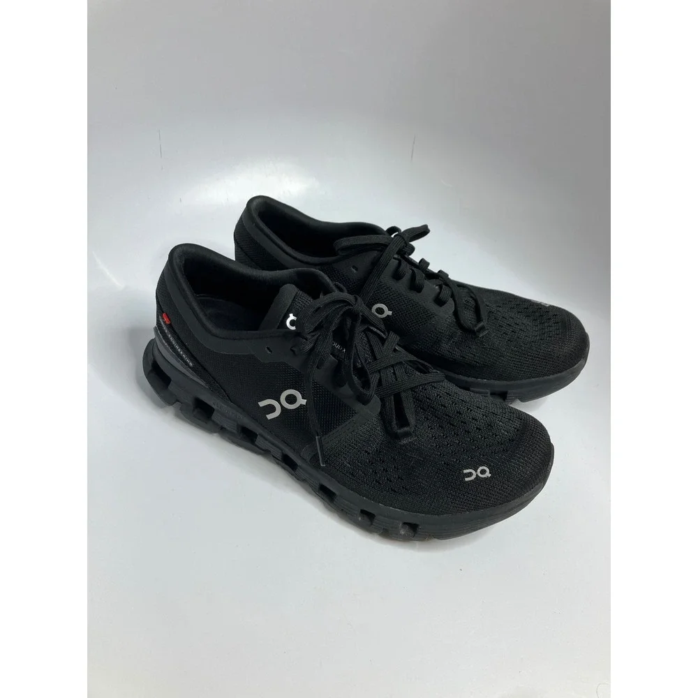 On Cloud X Running Shoes Women 9.5 Black Excellent Lightweight Training Sneakers